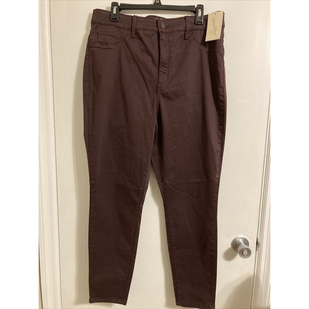 Universal Thread Women's Jegging Burgundy 14W High Rise #542